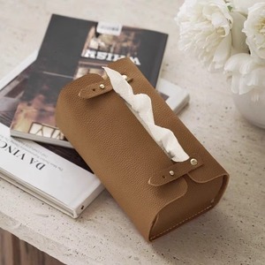 Nouvelle tendance, boîte à mouchoirs en cuir PU de style nordique, organiseur, boîte à mouchoirs de bureau tendance, salon, cuisine, imperméable, boîte à mouchoirs de voiture - Product Image 4