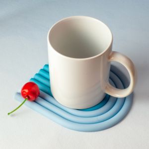 Chịu nhiệt Pan <span class=keywords><strong>Pads</strong></span> Hot dishe nồi chủ sở hữu dễ thương cầu vồng tùy chỉnh <span class=keywords><strong>Silicone</strong></span> silicon cao su PVC bảng placemat Coaster cho uống - Product Image 6