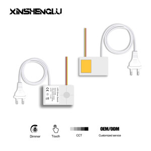 Điều khiển cảm ứng đơn 12W 12V Nguồn điện tích hợp IP21 Một màu/Ba màu Dải đèn LED thông minh Điều chỉnh độ sáng bằng cảm biến - Product Image 1