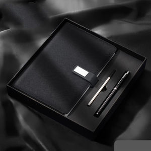 ชุดกล่องของขวัญสำนักงานธุรกิจพร้อมโลโก้สั่งทำ สมุดบันทึกหรูหราพร้อมปากกา ปกหนัง - Product Image 5