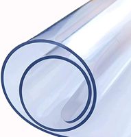 Protecteur transparent en PVC pour surfaces dures tapis de chaise de bureau tapis de chaise d'ordinateur pour sols durs emballage de commande par correspondance