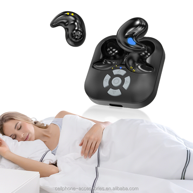 Ergonomic Sleep Headphone Earbuds for 5.4 Super Mini In-Ear Wireless Touch Control LED Indicator Ultrathin Si De Sleeper