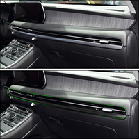 Kit de carrosserie en bois ABS pour Hyundai Palisade 2022, couvercle de ventilation avant de voiture, accessoires de garniture intérieure