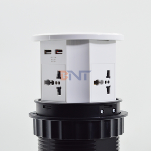 Ổ cắm để bàn chống nước USB A + C kép 4 Ổ cắm ổ cắm phích cắm tương thích phổ thông hiện tại được xếp hạng IP44 cấp 10A/16A/5A - Product Image 1