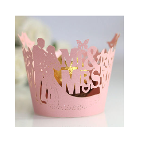 กระดาษห่อคัพเค้กงานแต่งงาน กระดาษห่อขนมมัฟฟินสวยงามสำหรับตกแต่งเค้กในงานปาร์ตี้ - Product Image 3