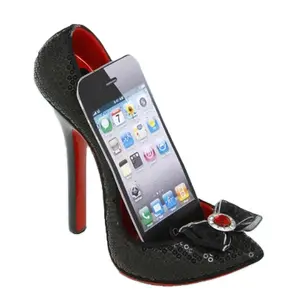 custom ceramic phone holder Popular shoe shaped ceramic phone stand
