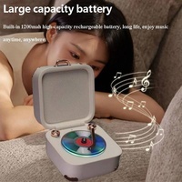 Mini-boîte à musique ABS en forme de haut-parleur avec fonction d'appel mains libres pour utilisation en extérieur