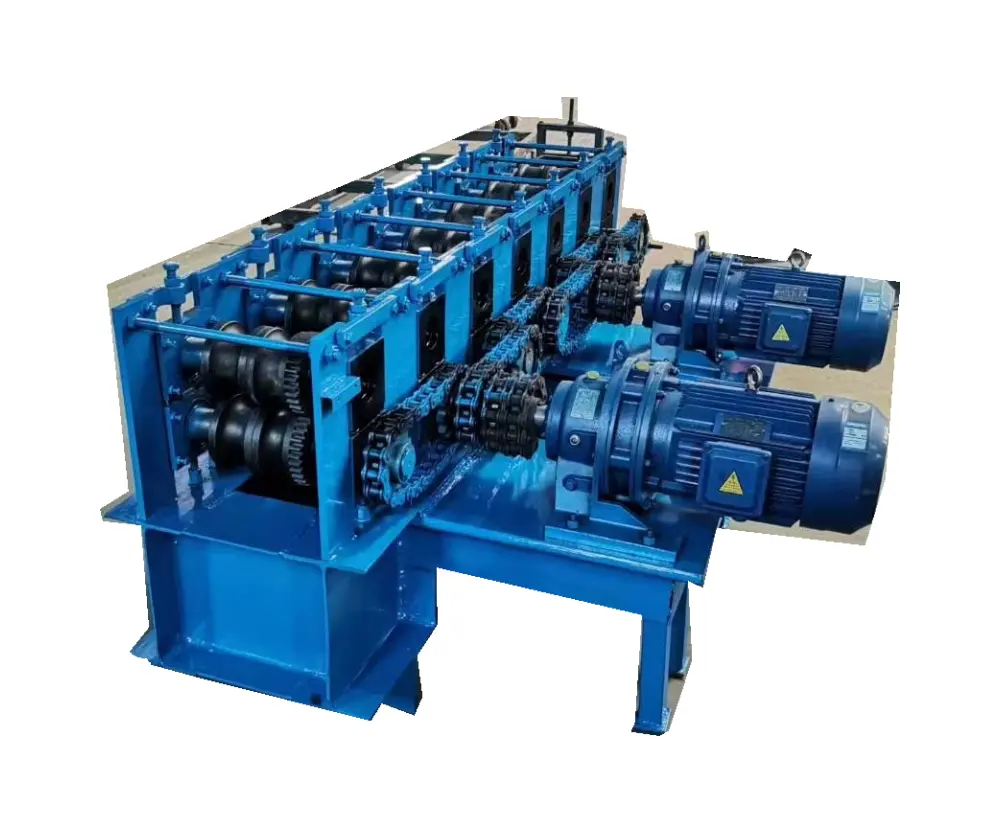 Manufacture High Quality Automatic Double Engines Oval pipe/tube cold roll forming machine