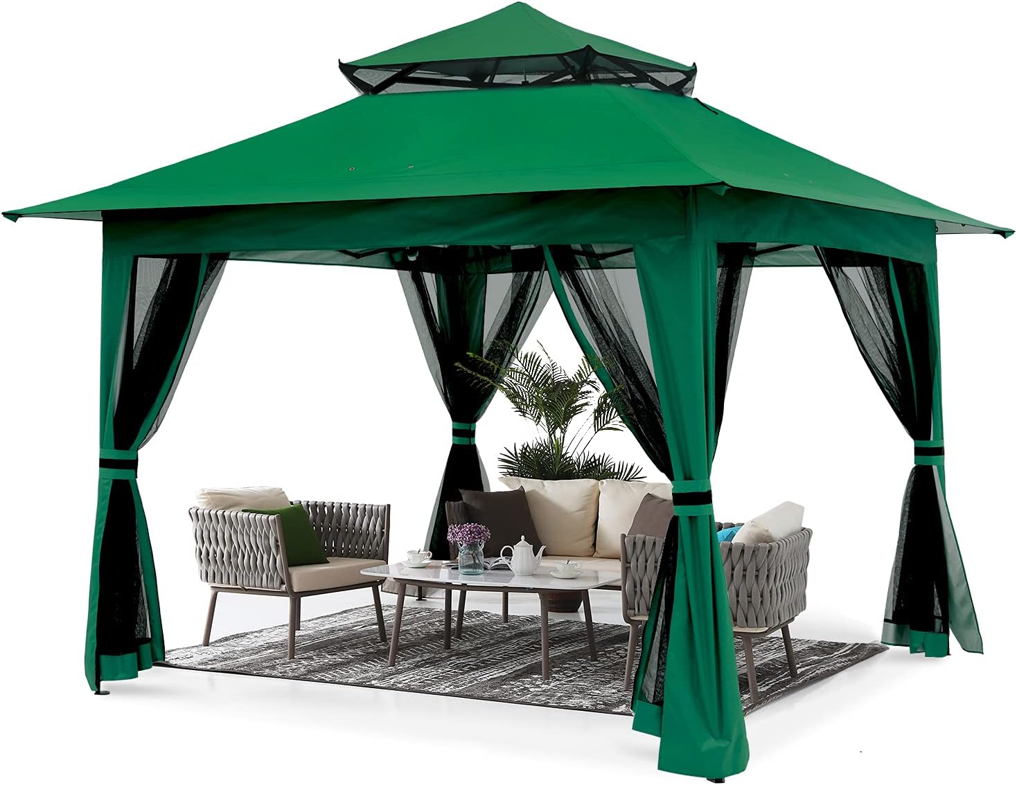 Mosquito Net Deck Tents Canopies Pop Up Gazebo 13x13 Canopy Tent
