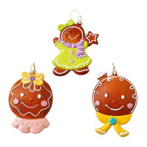 New Handmade PE Material Gingerbread Man Pendants Cartoon Style 3 Colors <b>Christmas</b> Tree <b>Decorations</b> Atmosphere Setting <b>Supplies</b> - Product Image 4