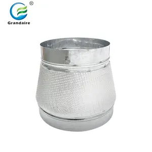 Air Conditioning Galvanized Steel Round Metal Duct Reducer for Ventilation Duct Fittings
