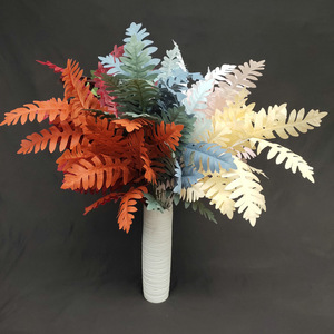 Flores Queyiyi, Planta Artificial de Hojas de Ciprés, 30cm-100cm, Tallo Alto de Tres Ramas, Decoración para Bodas y Hogar - Product Image 3
