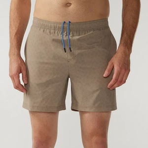 Shorts de course pour hommes à taille haute, extensibles, avec empiècements en maille et poches, style camouflage sportif - Product Image 4