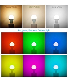 Control de voz inteligente regulable WiFi E27/E26/B22 RGBCW Bombilla que cambia de color Compatible con Alexa y Google Home Assistant - Product Image 6