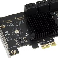 Tarjeta de expansión PCIe SATA, tarjeta controladora PCI Express de 12 puertos SATA 3,0 SSD, adaptador PCIe x1 6Gbps SATA3 para escritorio Windows
