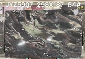 Honed Italy <span class=keywords><strong>Cipollino</strong></span> & Purple Kinawa Violet Mármol Losas Mate Bookmatched Venas Estilo retro para escaleras de pared de lujo para el hogar - Product Image 3