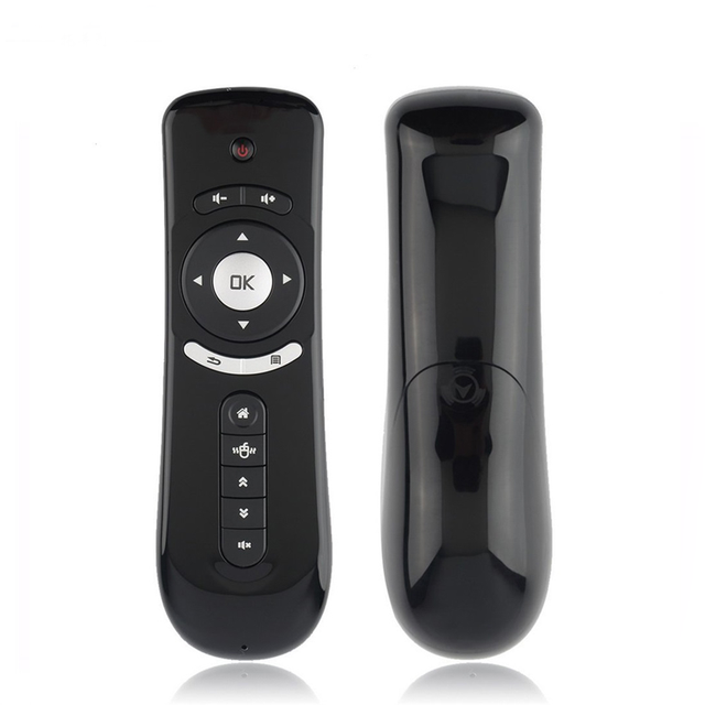 Wholesale 2.4GHz Wireless USB Receiver Plug and Play Built-in 3-axis Gyroscope T2 Remote Control for Android Tv Box PC Factory