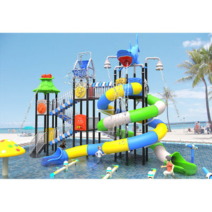 Attrezzatura Commerciale per Parchi Acquatici all'Aperto, Sprinkler Splash Pad per Attività Acquatiche in Scuole e Centri Commerciali - Product Image 2