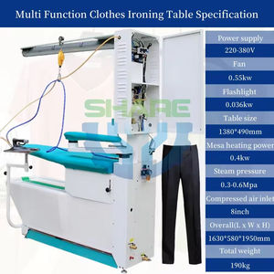 Machine à repasser automatique avec chauffage à la vapeur Machine à repasser professionnelle pour table, chemise et vêtements Machine à repasser à pression à vapeur Prix - Product Image 4