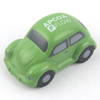 Jouet promotionnel unisexe en mousse PU, anti-stress, en forme de ballon de voiture, avec logo personnalisé