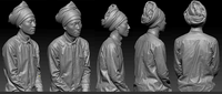 Scanner 3D de portrait corporel complet pour l'impression de figurines et de modèles réduits