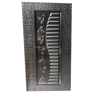 Diseño de hoja de puerta de acero Puerta de <span class=keywords><strong>chapa</strong></span> Puerta de <span class=keywords><strong>imprimación</strong></span> laminada de acero Interior de piel - Product Image 5