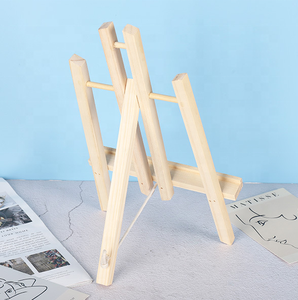 Venta al por mayor Suministros DE ARTE Tablero de dibujo de madera Pintura Exhibición de ilustraciones Soporte de caballete de madera - Product Image 4