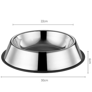 Grande capacidade aço inoxidável Pet <span class=keywords><strong>Food</strong></span> <span class=keywords><strong>Bowl</strong></span> portátil automático para alimentação de água ao ar livre sólido Design ecológico para cães - Product Image 6