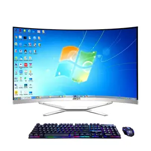 23.8 "저렴한 AIO 코어 I3 I5 I7 노트북 사무실 게임 Monoblock 데스크탑 Barebone 올인원 PC 컴퓨터 게이머