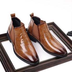 Botas de Invierno, Otoño y Verano para Hombre, Estilo Chelsea, Punta Cerrada, Antideslizantes, Impermeables, Parte Superior de PU, Talla 46, para Fiestas y Uso Diario, 2025 - Product Image 6