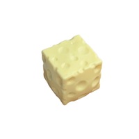 Blocs de construction, Jouets à pétrir et relaxants en forme de fromage croustillant, Jouets alimentaires simulés, Sons grincants, Balles bruyantes, Balles anti-stress