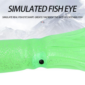 30cm/11.81 pollici 56g <span class=keywords><strong>Esche</strong></span> Da Pesca Morbido <span class=keywords><strong>Esche</strong></span> Squid Gonne Polpo Richiamo di Pesca A Traina Per Maschere di Silicone Artificiale jigging Esca - Product Image 4