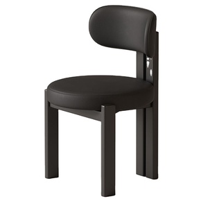 Chaises de salle à manger modernes, minimalistes, rembourrées en tissu microfibre, structure en bois massif, écologiques, pour la maison, le <span class=keywords><strong>bureau</strong></span>, meubles de maison L085 - Product Image 2