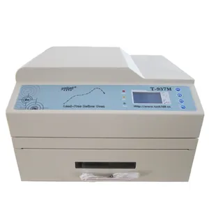 Solder pcb tepat infra merah udara panas bebas timah oven reflow SMT Puhui T937m 110v 220v mesin solder reflow PCB LED