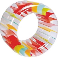 Jouet aquatique Tiger ECO-Friendly en PVC pour piscines et parcs aquatiques, flotteur gonflable à roulettes, design coloré, Max