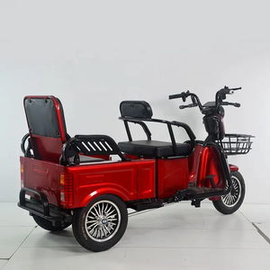 <span class=keywords><strong>Prix</strong></span> d'usine Vente en gros de vélo électrique cyclomoteur Tricycle électrique à 3 roues Fat Big Tire Cargo pour vélo électrique adulte 48V 500W Ouvert - Product Image 4
