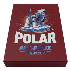 Caja de Cartas de Juego de Metal con Forma de Libro, Personalizada e Impresa, para Juegos en Interiores, con Inserto de EVA - Product Image 1