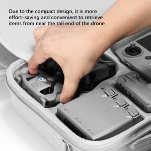 Estuche de Diseño Amazear Baffle para Dron DJI Mini 5 Pro, Bolsa de Transporte Protectora de Cuero PU, Accesorio de Almacenamiento Portátil Seguro - Product Image 4