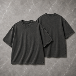 Camiseta Blanca Premium Personalizada para Hombre, de Algodón Grueso Lavado, Estilo Oversize, Marca Privada, Ropa Urbana - Product Image 4