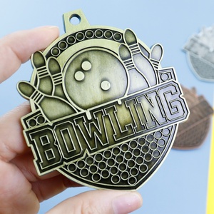 เหรียญกีฬาโบว์ลิ่งโลหะ 3 มิติ LY Wholesale Free Lster Medallas Deportivas - Product Image 2