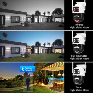 הסיטונאי 9mp שלוש עדשות 8x זום IP מצלמת אינטרנט הטייה פונקציה חכמה חיצונית חכם לילה אלחוטי אינפרא אדום וידאו - Product Image 5