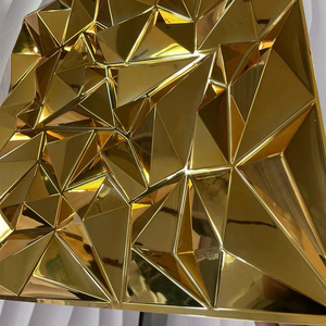 Commercio all'ingrosso verniciabile tv sfondo <span class=keywords><strong>parete</strong></span> portico cassiere ktv wall sticker 3d golden diamond wall panel - Product Image 4