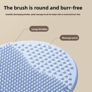 Oval Shaped Silicone Handheld Facial Cleanser and Brush for Baby Massage and Hair Washing Miraculous Tool for Pore Cleaning - Product Image 2