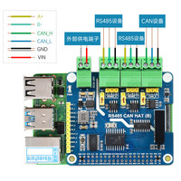 Modul Bus RS485 Dual Channel Raspberry Pi 4B Tipe Isolasi dengan Perlindungan Papan Ekspansi Bus RS485 CAN