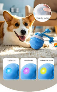 2025 nuova palla da masticare intelligente per cani rotolanti con cane che abbaia giocattolo interattivo per gatti per animali domestici in movimento automatico miglior cane gatto giocattolo - Product Image 3