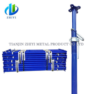 Support de poteau métallique Cric de trépied Support de mur de poutre galvanisé à chaud pour le <span class=keywords><strong>béton</strong></span> Poteaux d'étaiement réglables pour la construction - Product Image 5