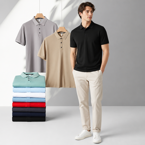 <span class=keywords><strong>เสื้อ</strong></span>โปโลโพลีเอสเตอร์ 100% 195 GSM แขนสั้น คอปก แห้งเร็ว ระบายอากาศได้ดี ชุดยูนิฟอร์มทำงาน รับสกรีนโลโก้ ขายส่ง - Product Image 1