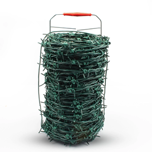 1.8mm Anti Escalade Haute Qualité 2 Brins PVC <span class=keywords><strong>500</strong></span> <span class=keywords><strong>m</strong></span> Fabricants Ferme 2mm <span class=keywords><strong>500</strong></span> <span class=keywords><strong>m</strong></span> Fils Barbelés - Product Image 1