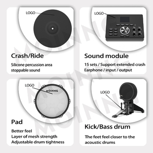MOINNG <span class=keywords><strong>Crescendo</strong></span> Pro Batteria Elettronica: Espressione Dinamica e Anima da Studio - Product Image 5