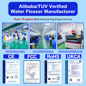 Có thể sạc lại không dây nước Flosser IPX7 300ml Irrigator Miệng răng Làm sạch USB/Battery Powered 15 năm chăm sóc răng miệng nhà máy - Product Image 4